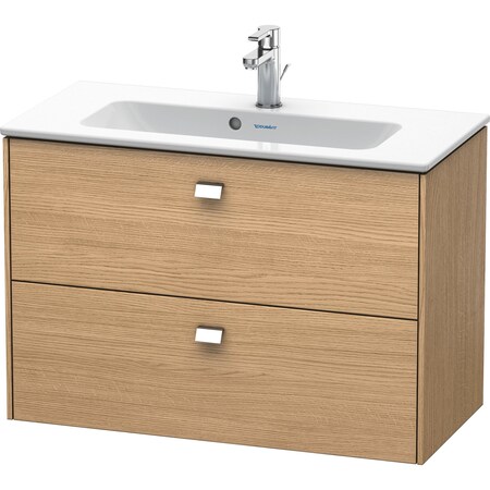 Brioso Wall-Mounted Vanity Unit European Oak